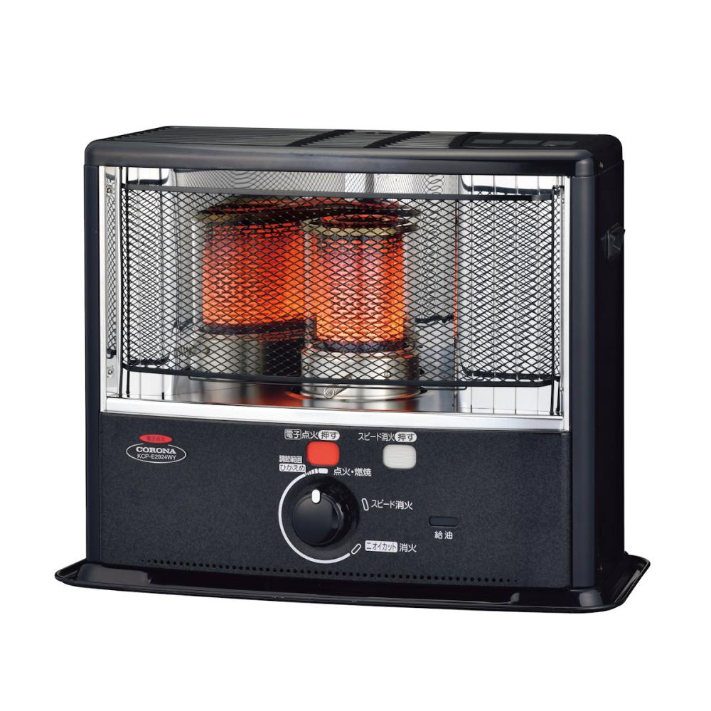 コロナ　反射型　石油ストーブ　電子点火式　木造８畳　ダークグレー　ＫＣＰ－Ｅ２９２４ＷＹ（ＨＤ）