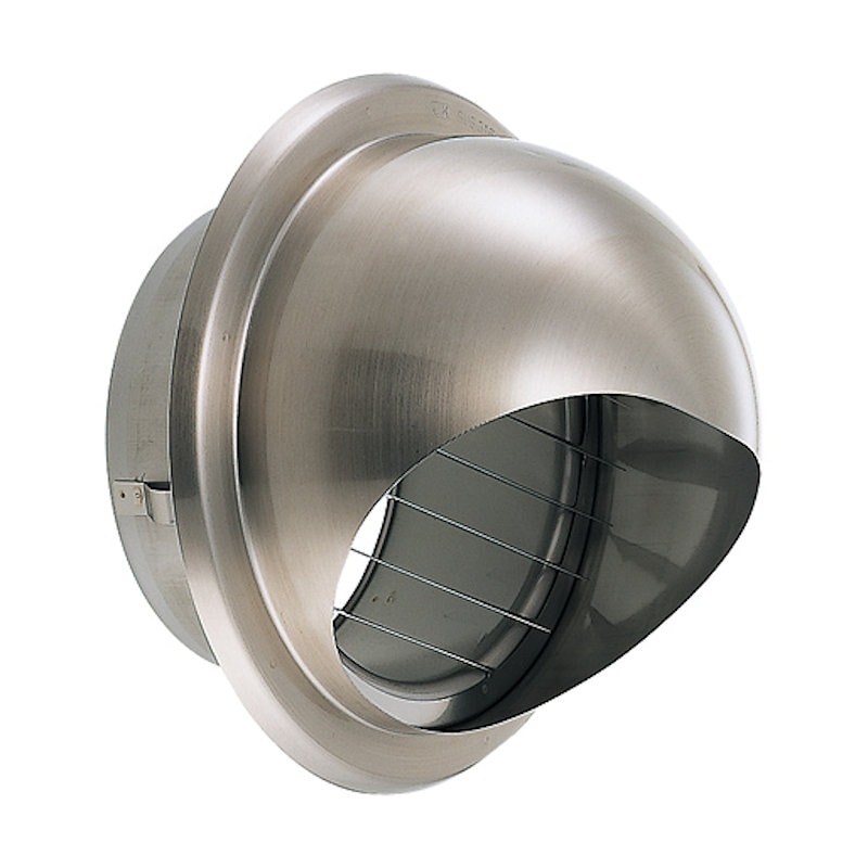 丸型フード付きガラリ　ステンレス製　強制換気用　ＵＫＧＺＥＶ１００ＳＨＬ