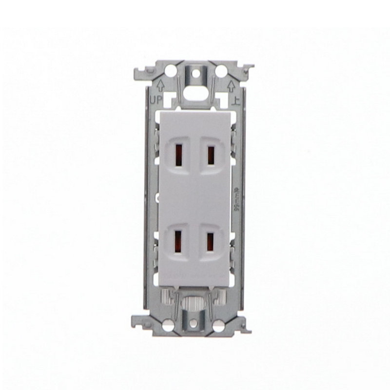 パナソニック　アドバンス　ダブルコンセント金属枠付　ＷＴＬ１５０２Ｗ