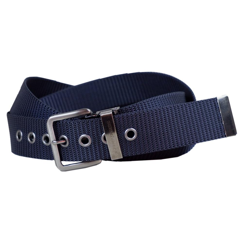アトムワークス　ナイロンベルト　ピン７つ穴　ダークネイビー　４０ｍｍ