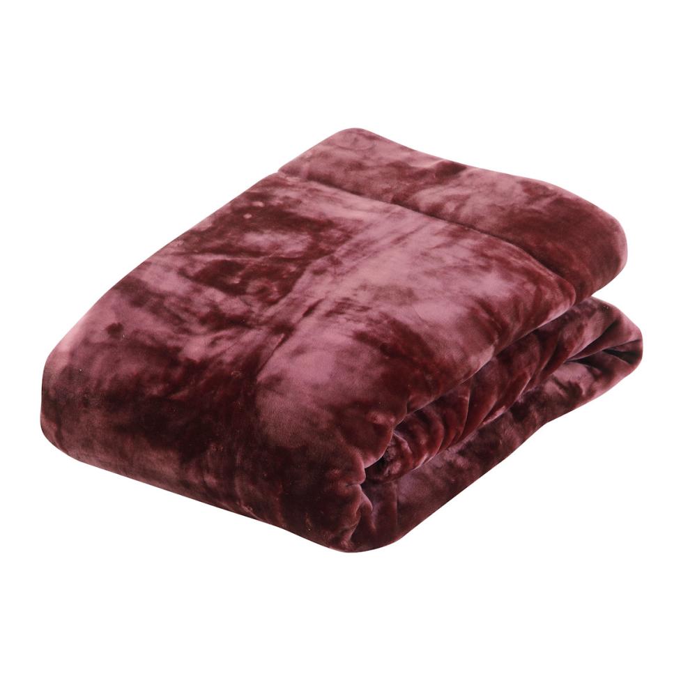 アテーナライフ　暖プラス　３つの効果であったか２枚合わせ毛布　レッド　シングル　１４０×１９０ｃｍ
