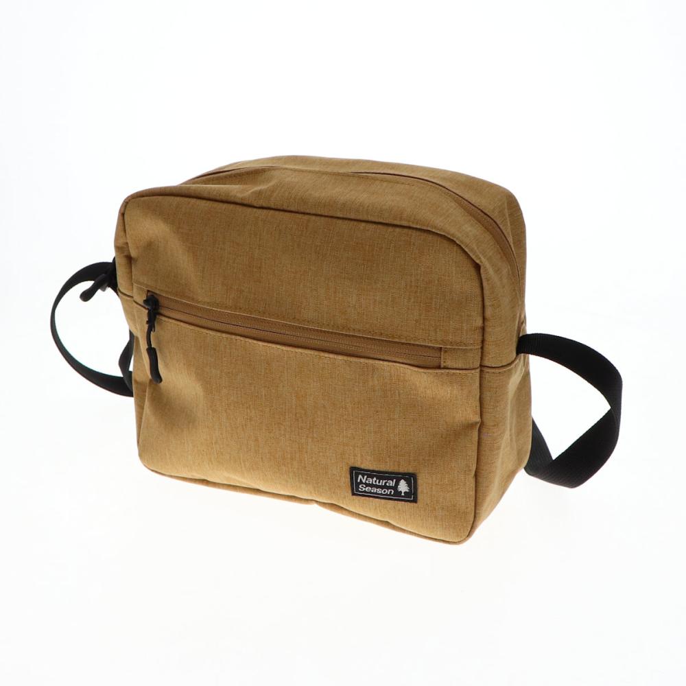 ナチュラルシーズン　ショルダーバッグ　コヨーテ　４Ｌ
