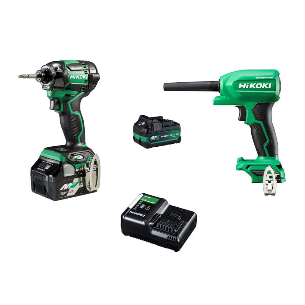 ＨｉＫＯＫＩ（ハイコーキ）　エアダスタセット（インパクトドライバ＋エアダスタ）