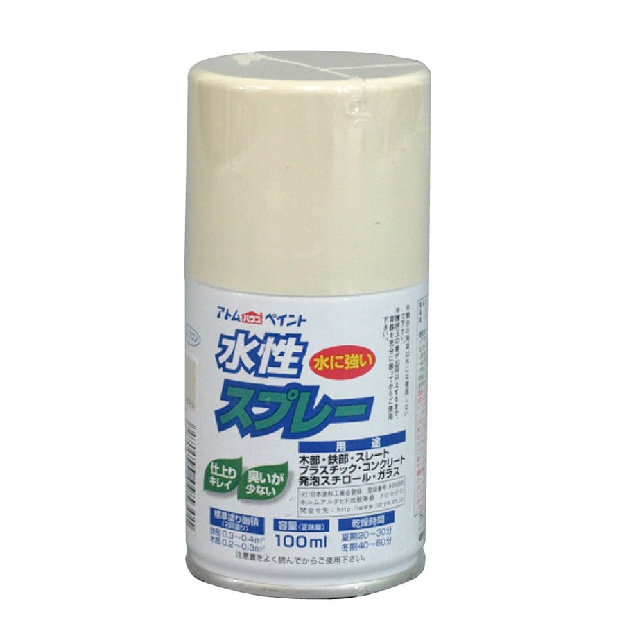 アトムサポート　水性スプレー　１００ｍｌ　ハニークリーム