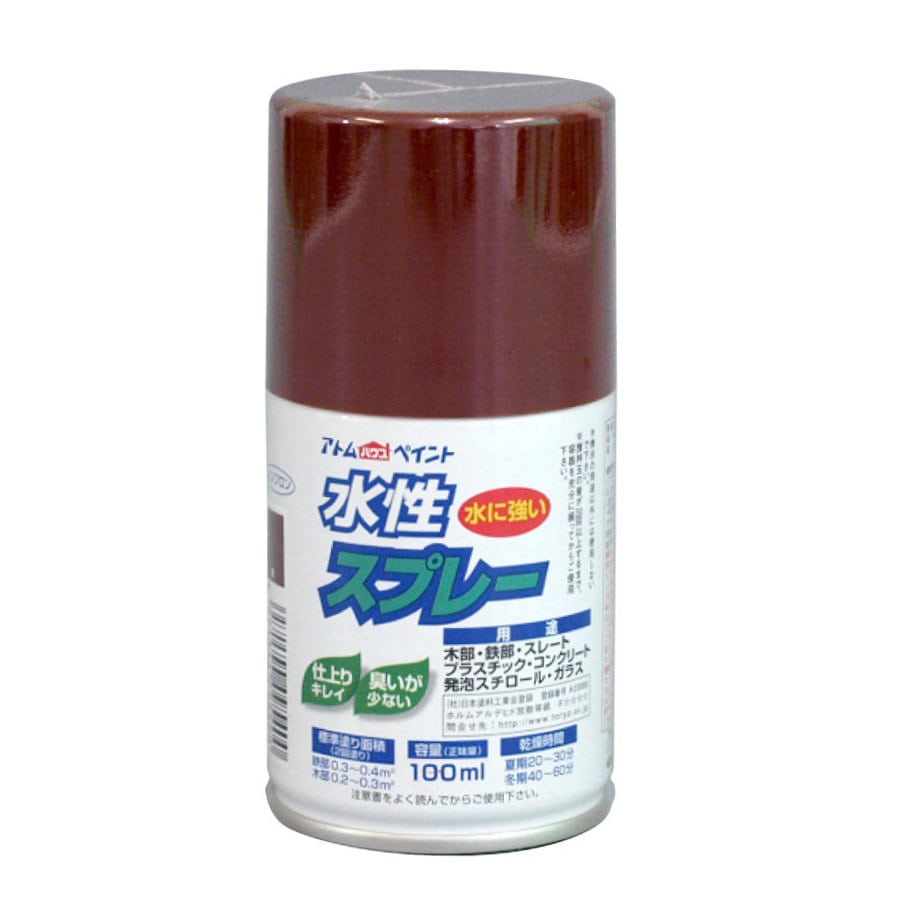 アトムサポート　水性スプレー　１００ｍ　ｌ茶