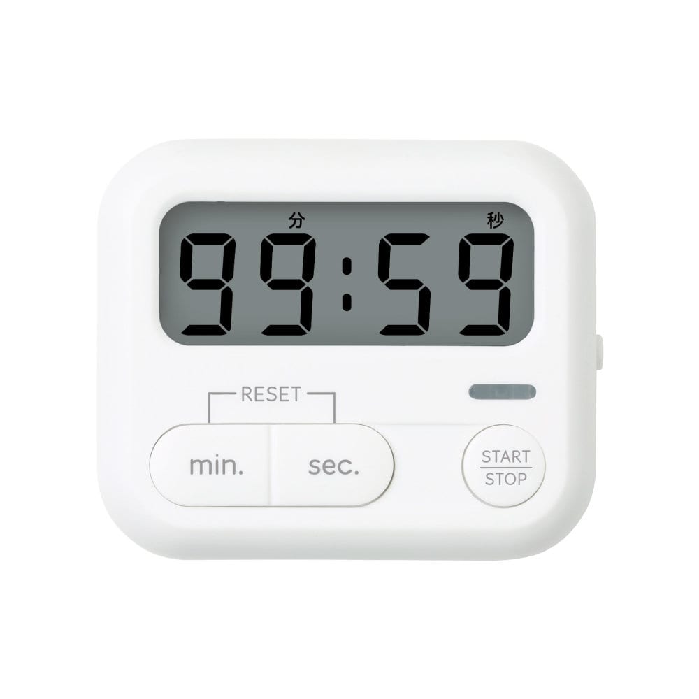 ソニック　スタディタイマーミニ　ＬＥＤ付　ホワイト