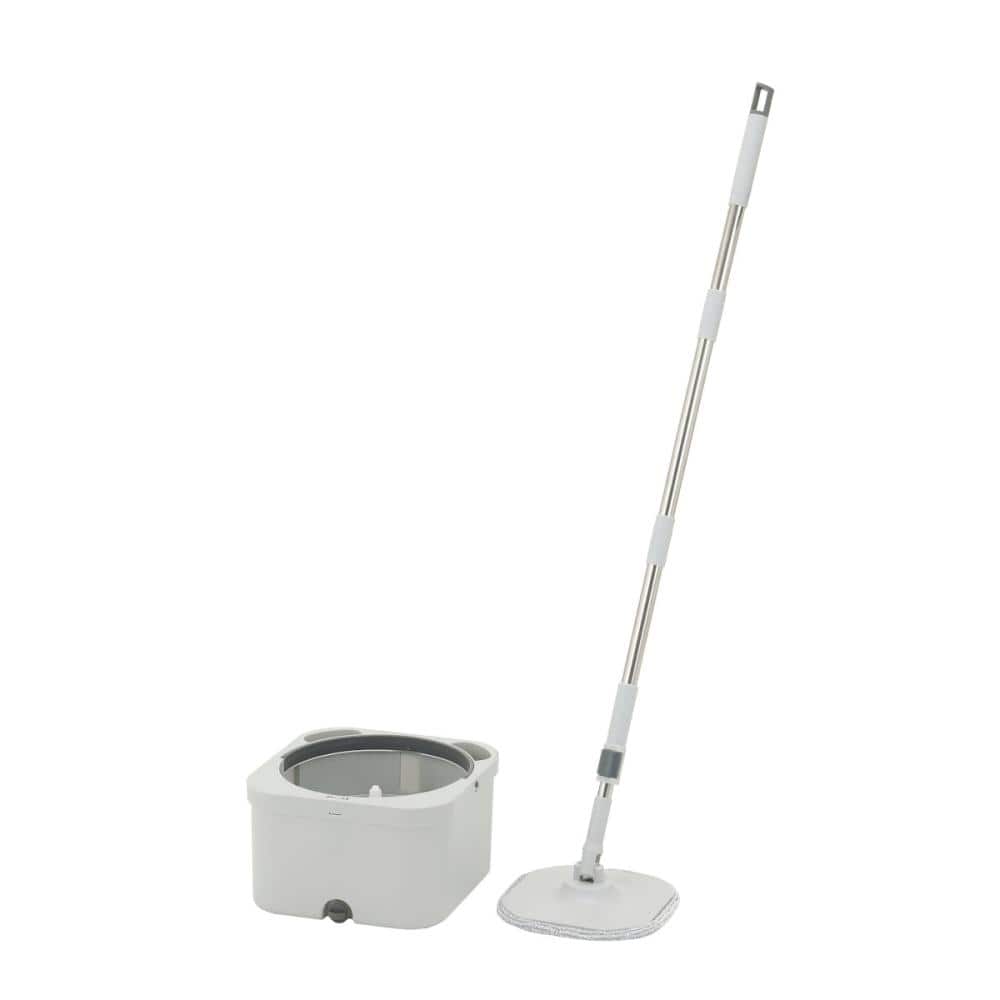 アテーナライフ　きれいな水で洗える回転モップ