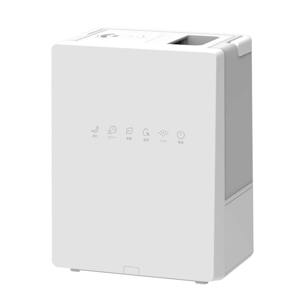 スリーアップ　上部給水式ハイブリッド加湿器　スクエアミスト　木造７畳　タンク容量４．２Ｌ　ホワイト