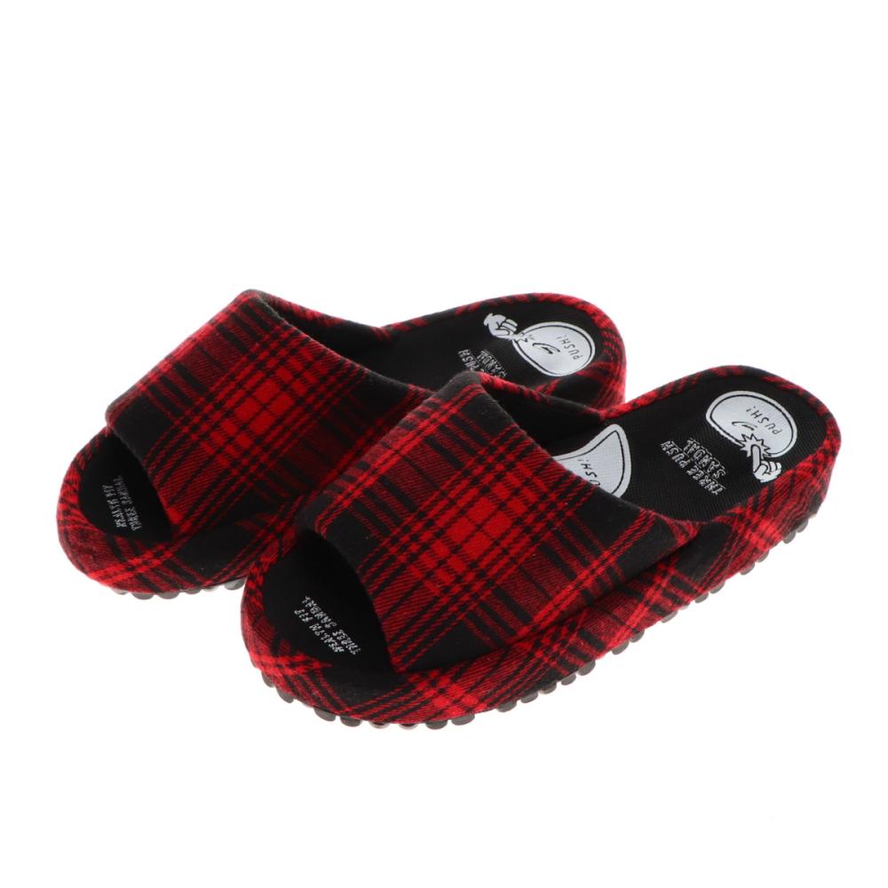 アテーナライフ　ツボ押しスリッパ　レッド　Ｍ