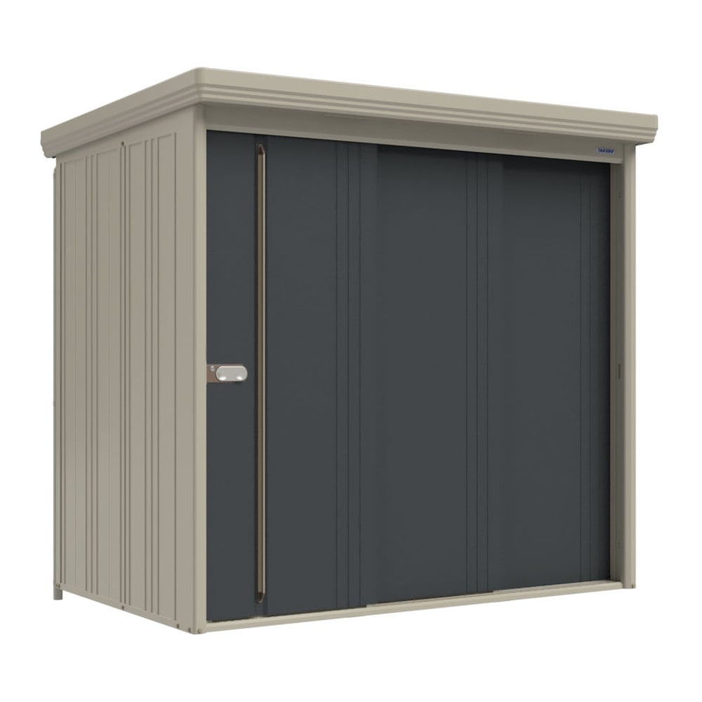 你的品牌名　オリジナル物置　セピアグレー　約幅２．２×奥行１．８ｍ　ＫＦーＳ２２１５ＳＧ　積雪地用