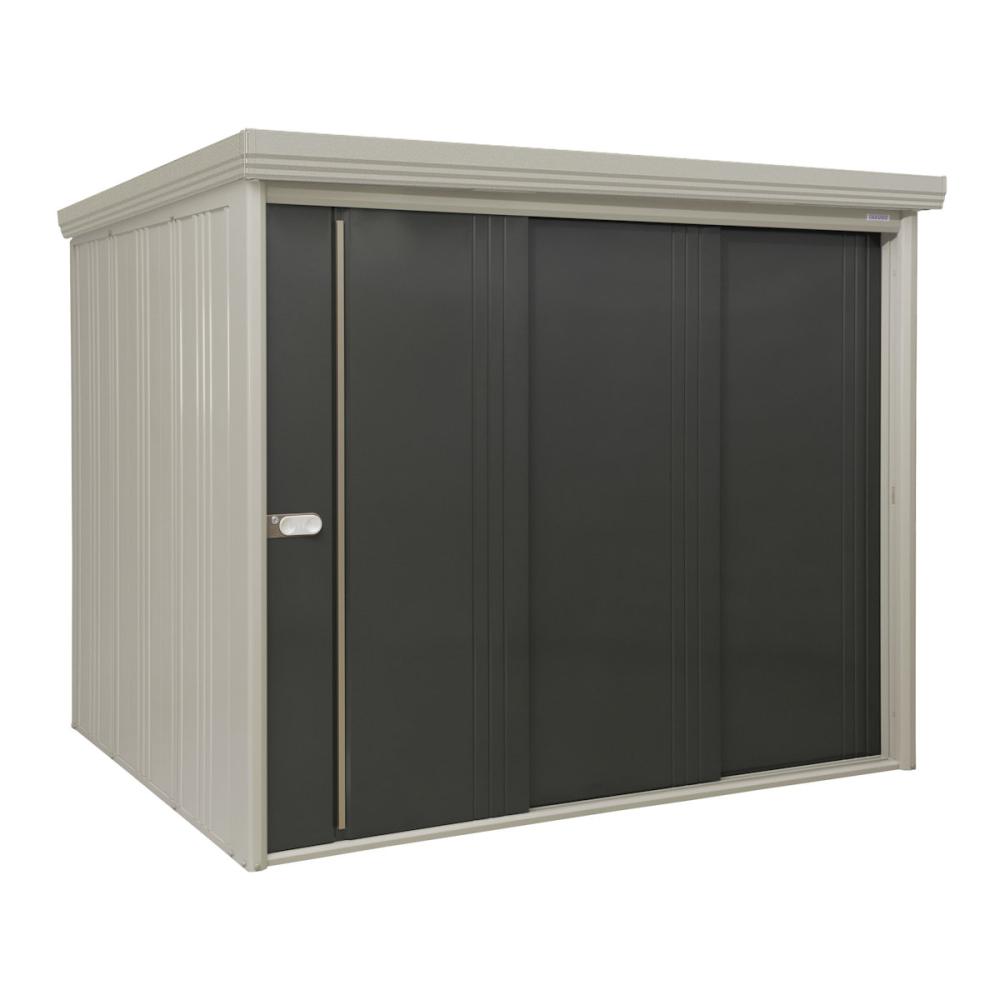 你的品牌名　オリジナル物置　セピアグレー　約幅２．６×奥行２．１ｍ　ＫＦー２５１９ＳＧ　一般地用