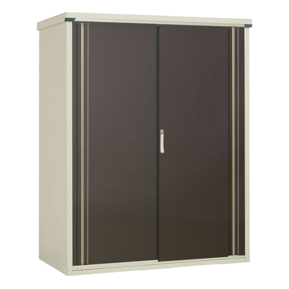 你的品牌名　オリジナル収納庫　カカオブラウン　約幅１．５×奥行０．８ｍ　ＫＦー１５７ＡC