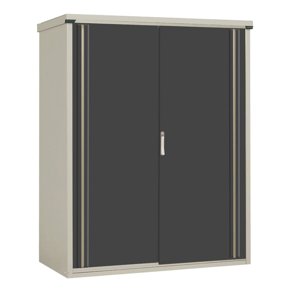 你的品牌名　オリジナル収納庫　セピアグレー　約幅１．５×奥行０．８ｍ　ＫＦー１５７ＡSG