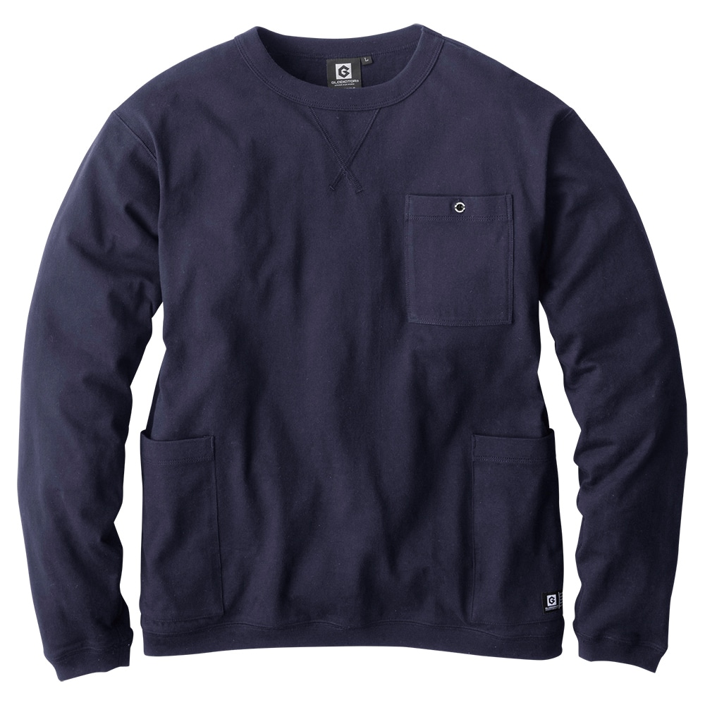コーコス信岡　グラディエーター　５ポケット長袖Ｔシャツ　ネイビー　３Ｌ　Ｇ－９５８