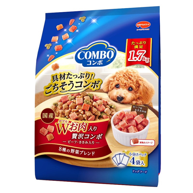コンボ　ドッグ　Ｗお肉入り　１．７ｋｇ