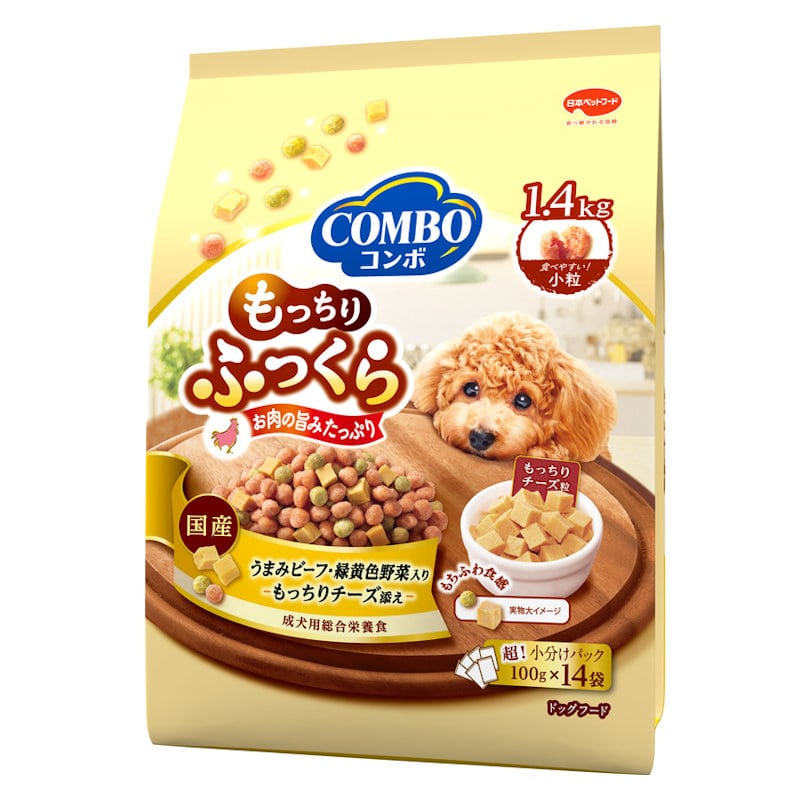 コンボ　ドッグ　もっちりふっくら　うまみビーフ・もっちりチーズ添え　１．４ｋｇ
