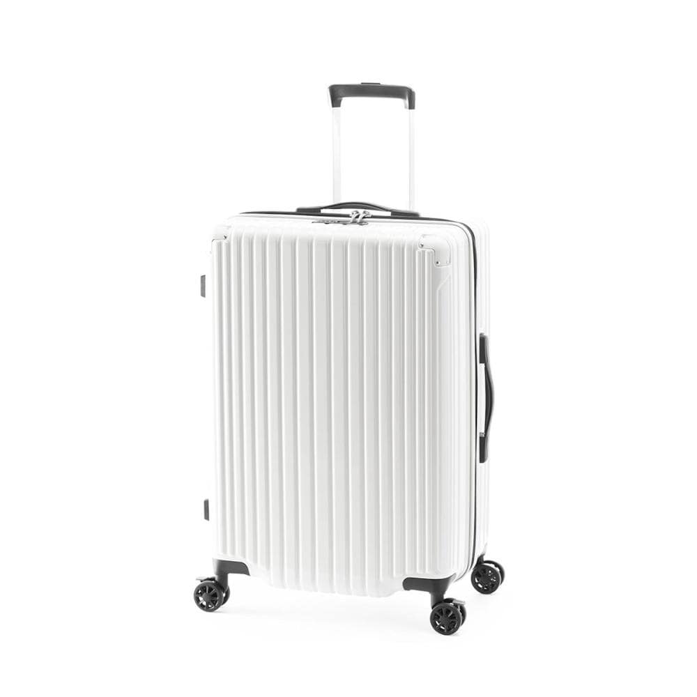 アジア・ラゲージ　ハードキャリー　ホワイト　ＭＡＸＳＴＯＰ－２４