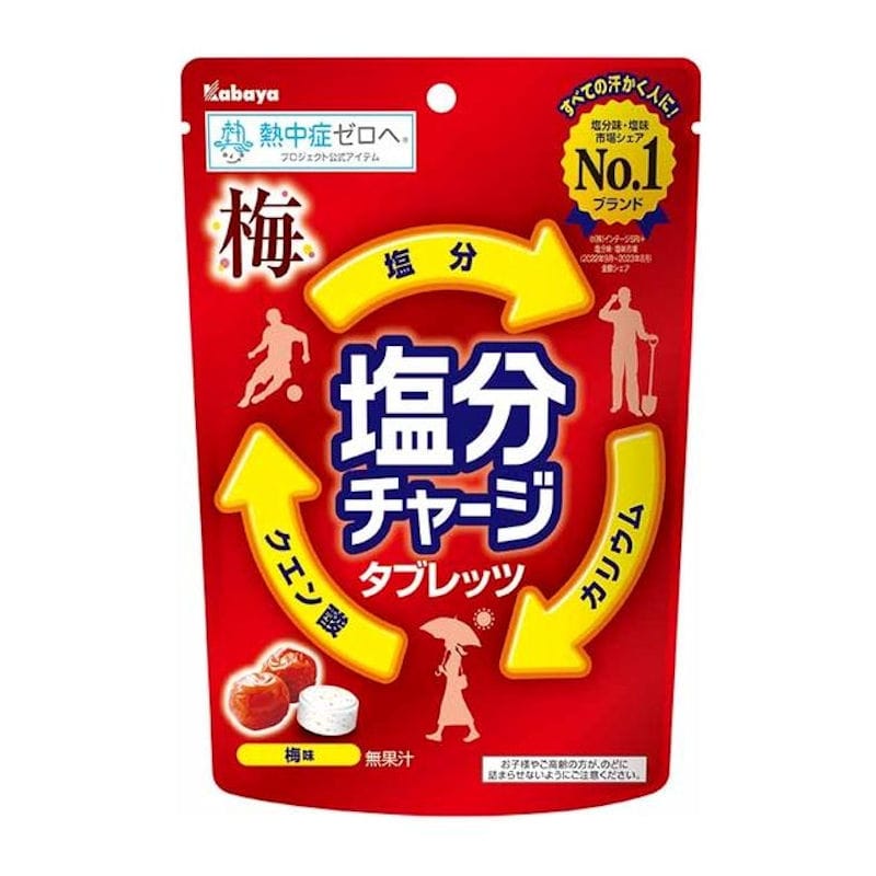 カバヤ　塩分チャージタブレット　梅　８１ｇ