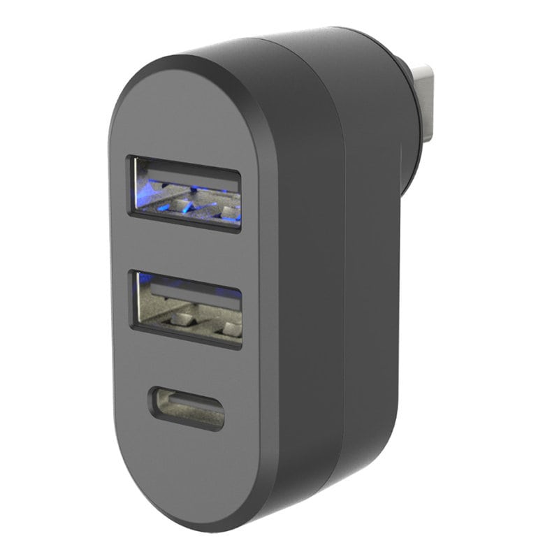 カシムラ　ＵＳＢ　Ｃポート／Ａ２ポート＋Ｃ１ポート