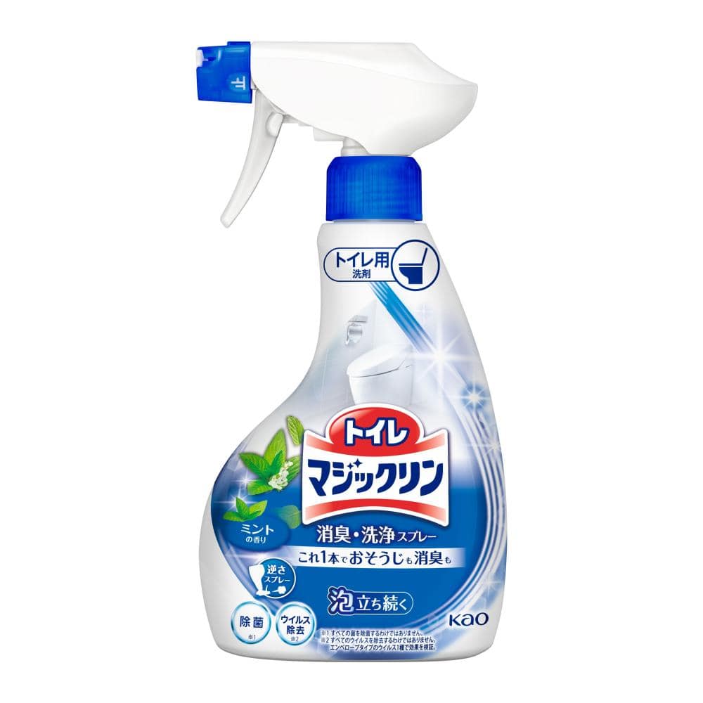 花王　トイレマジックリン　消臭・洗浄スプレー　ミント　本体　３５０ｍＬ