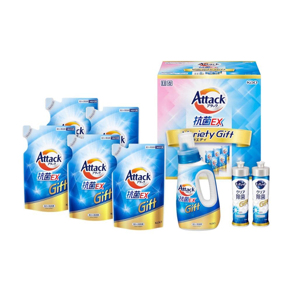 花王　アタック抗菌ＥＸ　バラエティーギフト　ＫＡＵ４０Ａ　４．７ｋｇ