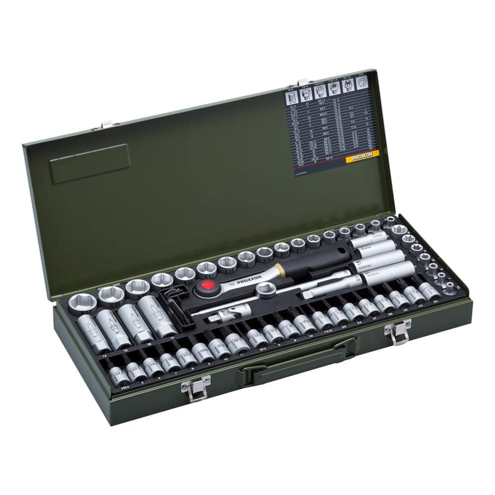 ＰＲＯＸＸＯＮ（プロクソン）　６５点・オートメカニックセット　３／８