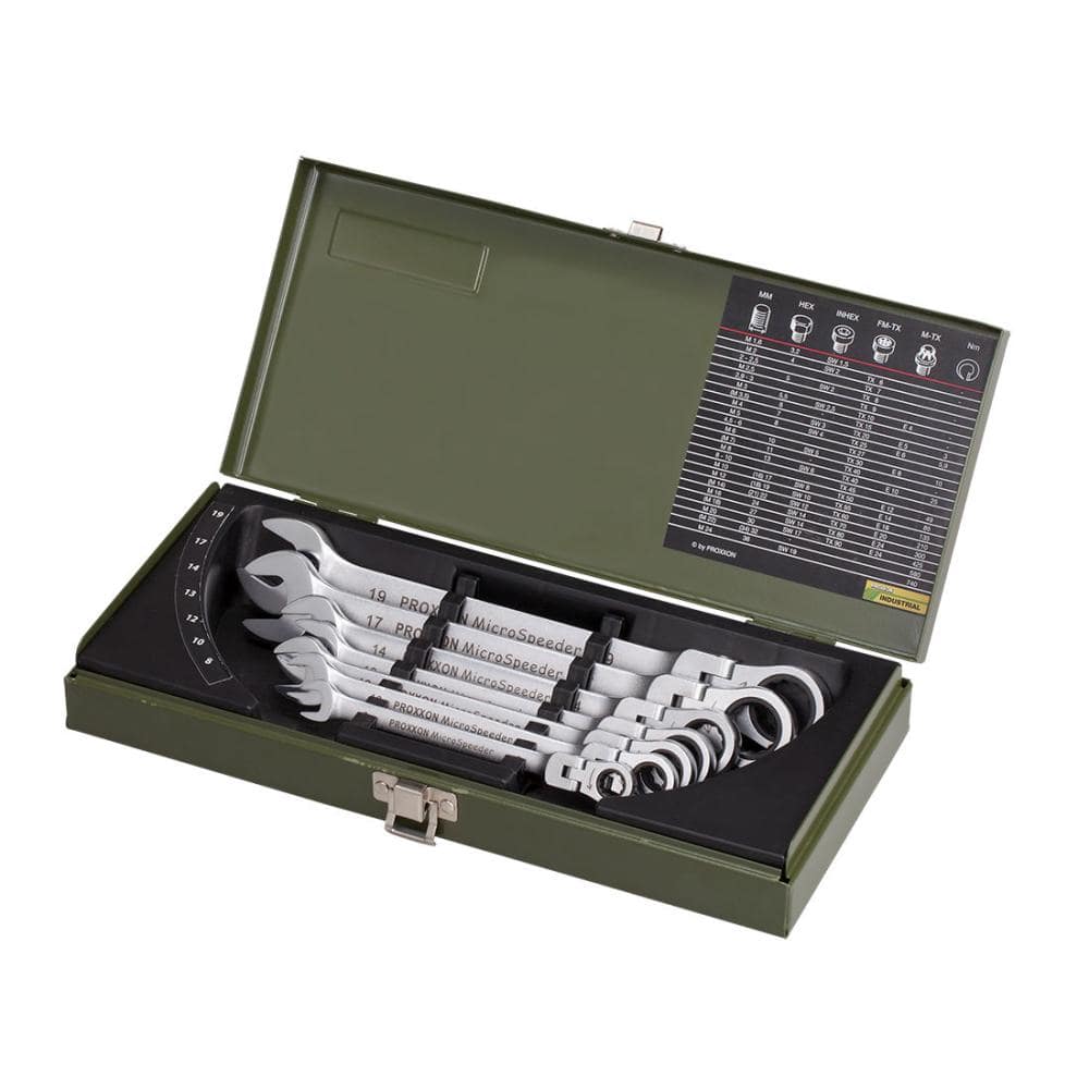 ＰＲＯＸＸＯＮ（プロクソン）　マイクロスピーダーフレックスコンビレンチセット７本