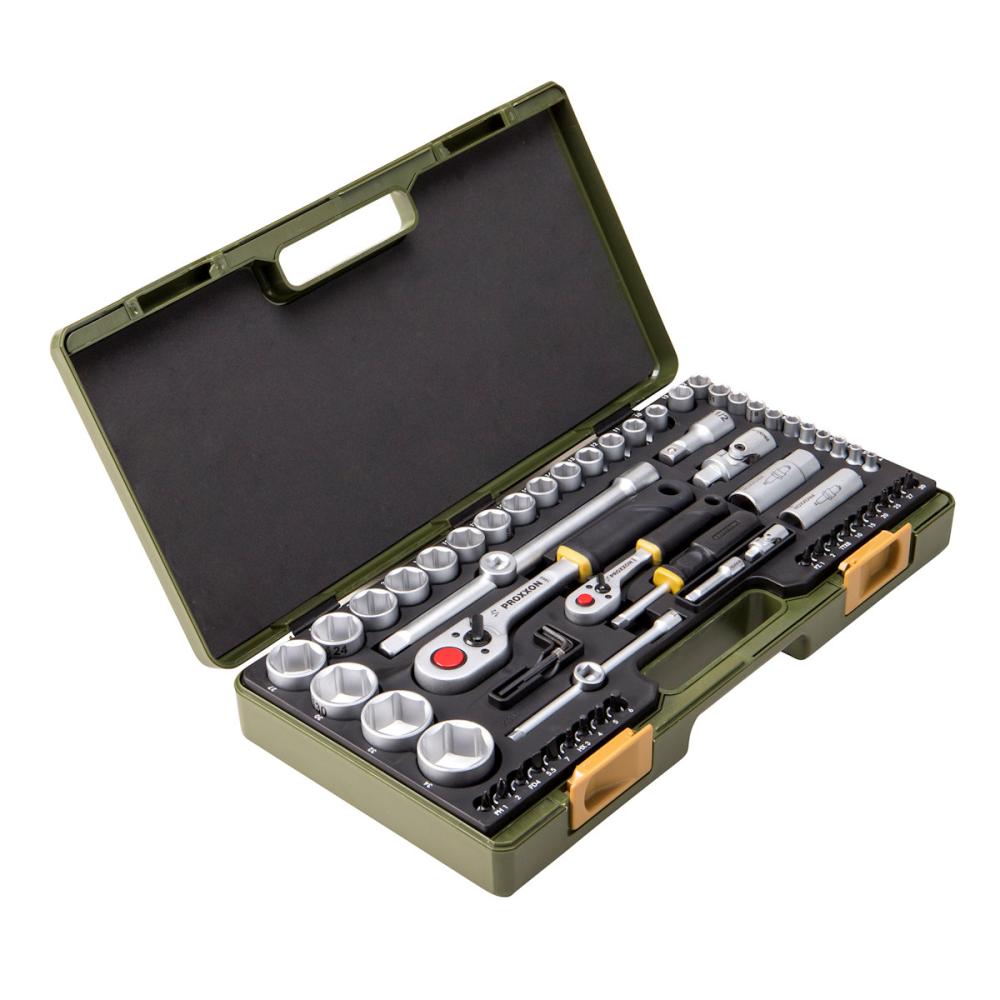 ＰＲＯＸＸＯＮ（プロクソン）　６５点・マルチソケットレンチセット　１／２＋１／４