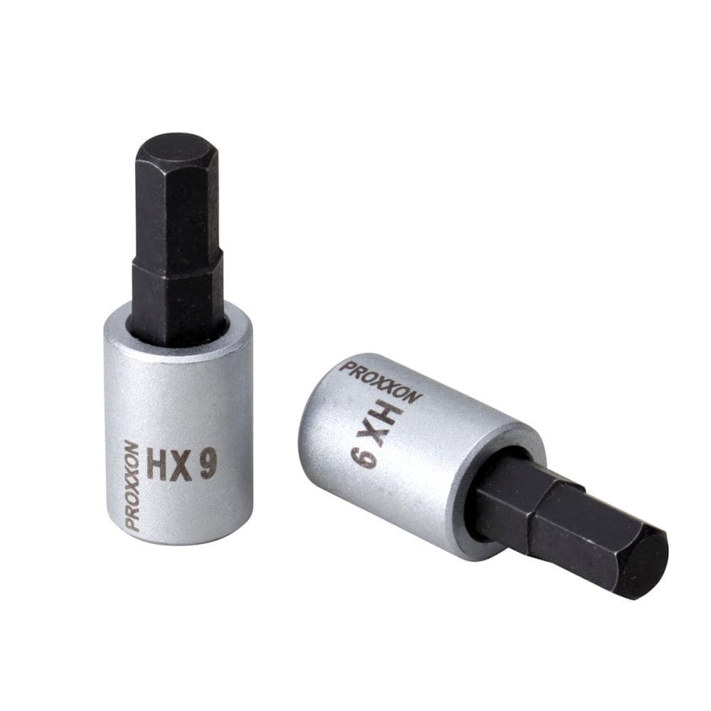 ＰＲＯＸＸＯＮ（プロクソン）　ヘックスビットソケット　３／８　ショート（５０ｍｍ）　９ｍｍ