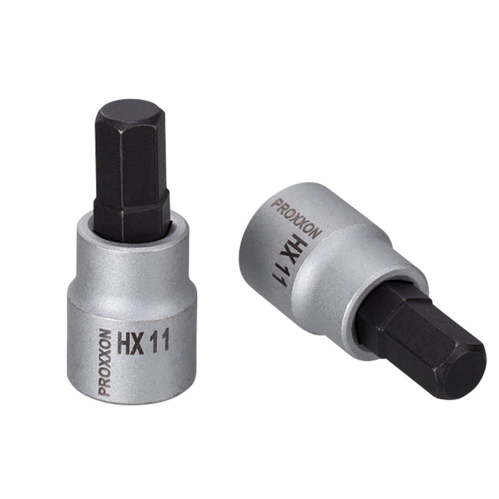 ＰＲＯＸＸＯＮ（プロクソン）　ヘックスビットソケット　３／８　ショート（５０ｍｍ）　１１ｍｍ