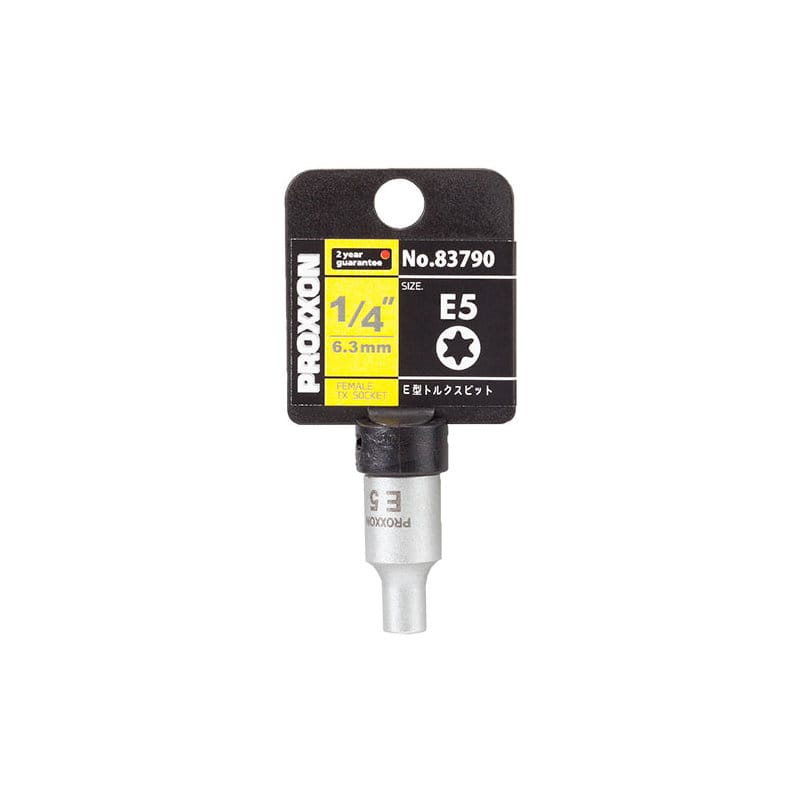 ＰＲＯＸＸＯＮ（プロクソン）　Ｅ型トルクスソケット　１／４　Ｅ５