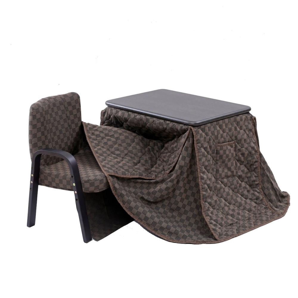 ＹＡＭＡＺＥＮ（山善）　高さ調整可能　ひとり用コタツセット　幅７０ｃｍ　ブラウン　ＳＰＫＴ－７０５０（ＢＲ２）