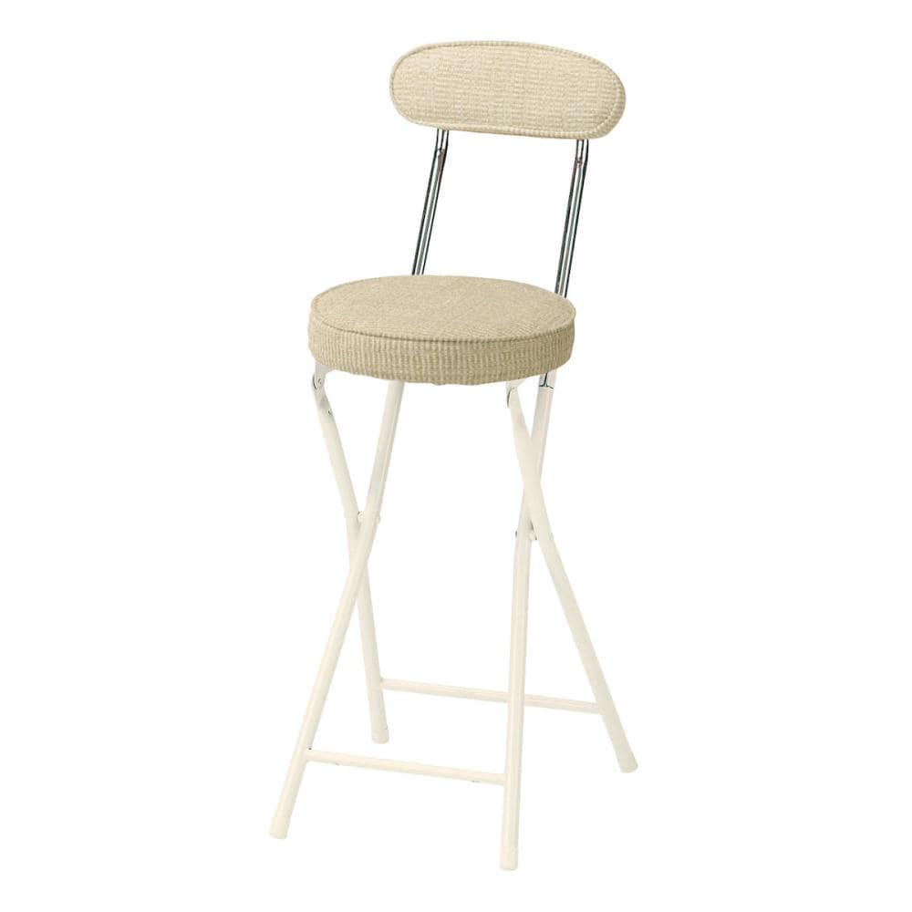 弘益　フォールディングハイチェア　ベージュ　ＰＦＣ－４０Ｆ