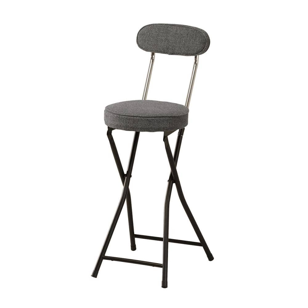 弘益　フォールディングハイチェア　グレー　ＰＦＣ－４０Ｆ