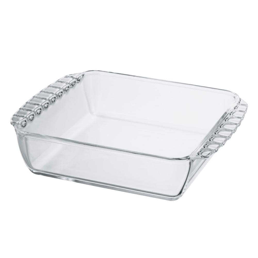 ハリオ　耐熱ガラス製スクエア皿　１３００ｍＬ　ＫＯＺ－１３０－ＢＫ