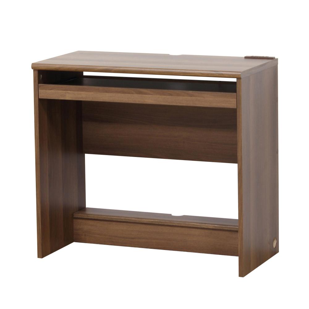 クロシオ　配線収納デスク　フットレスト付　ウォールナット