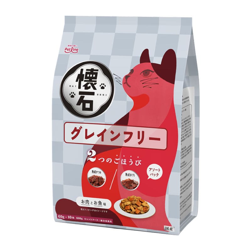 ペットライン　懐石　２つのごほうび　グレインフリー　６００ｇ