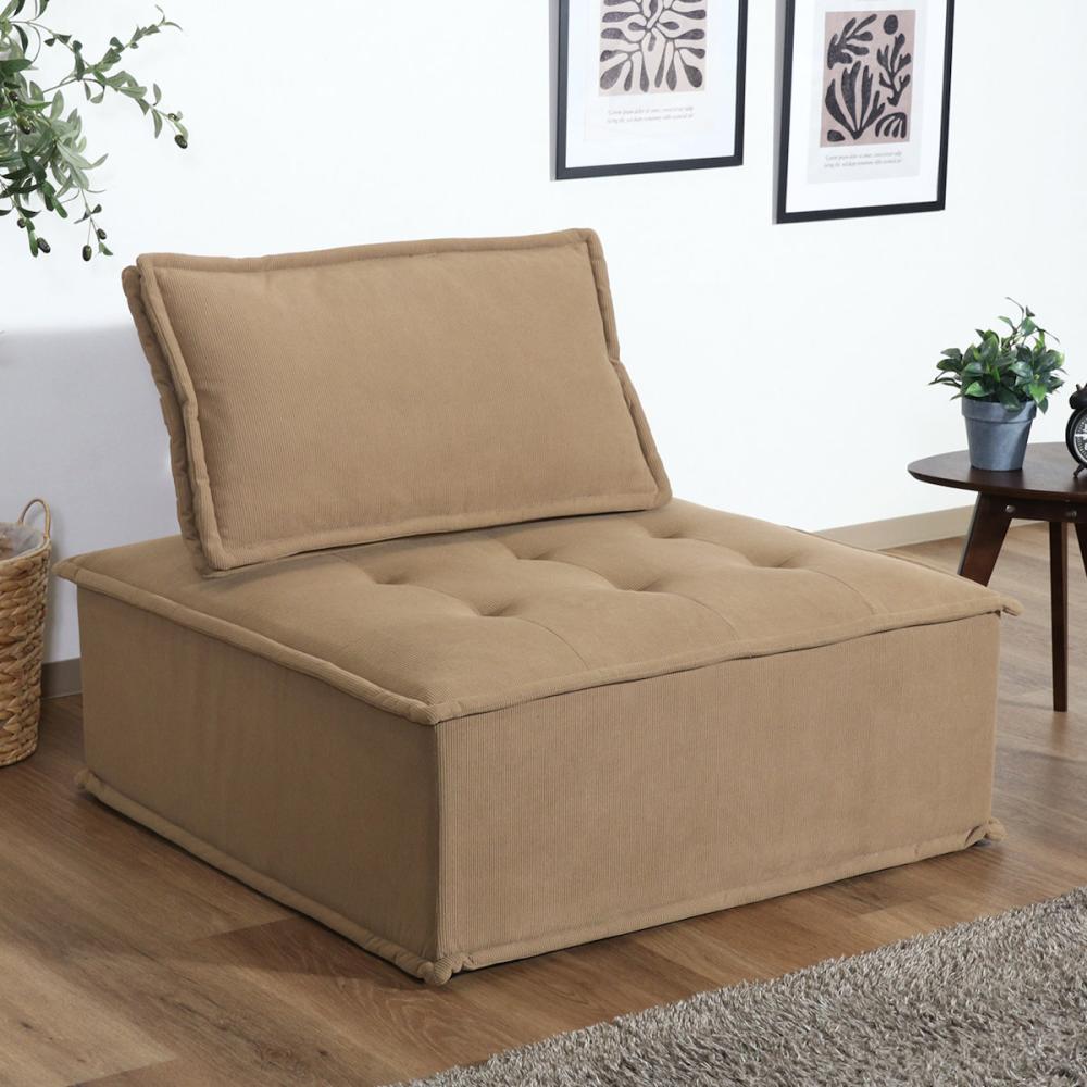 不二貿易　ＭＹ　ＳＴＹＬＥソファ　１人掛け　カフェオレ　ＣＡ　ＣＤ８６９０４