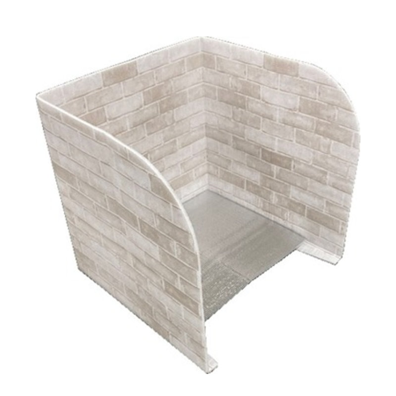 足元あったかボードプラス　レンガ柄