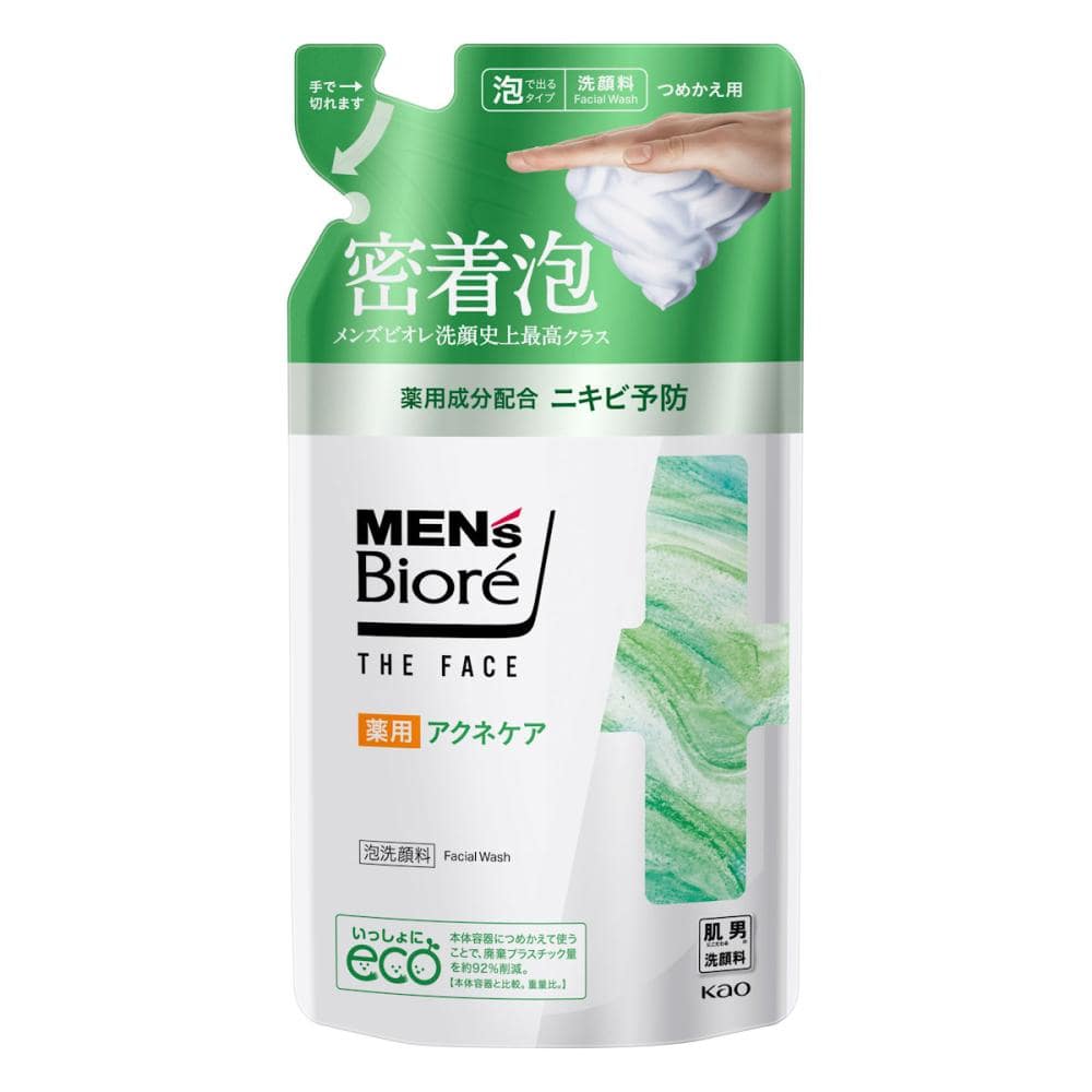 花王　メンズビオレ　ザフェイス　薬用アクネケア　詰め替え用　１７０ｍＬ