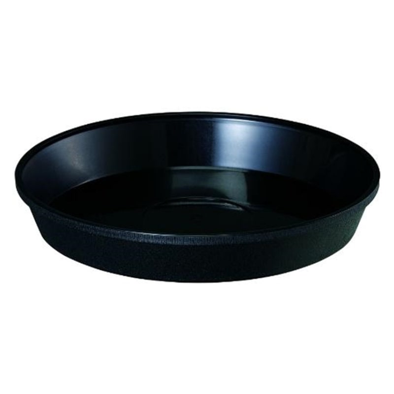 大和プラスチック　鉢皿サルーン　１号　ブラック