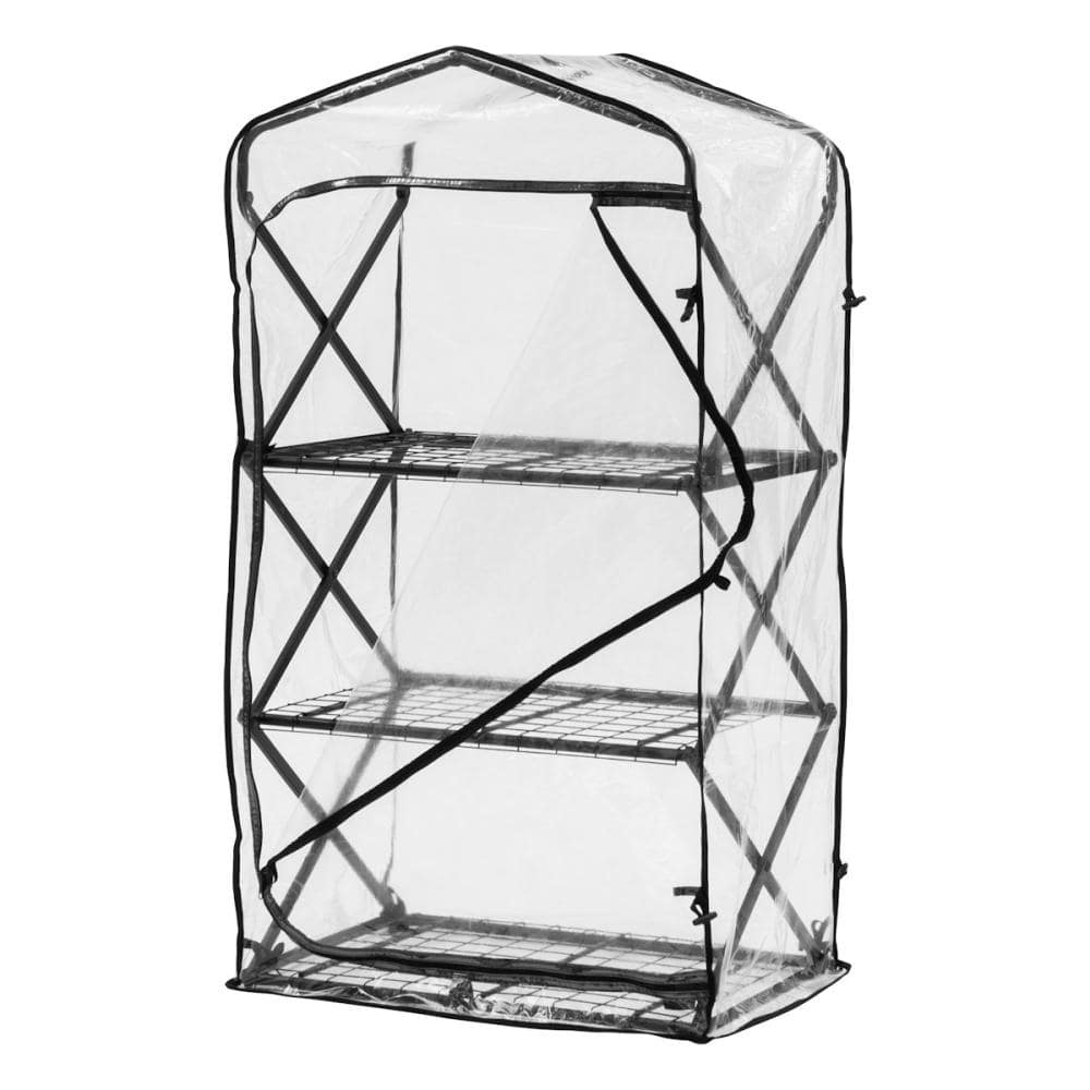 タカショー　折りたたみダブルジップ温室３段　ＧＲＨ－Ｆ０２