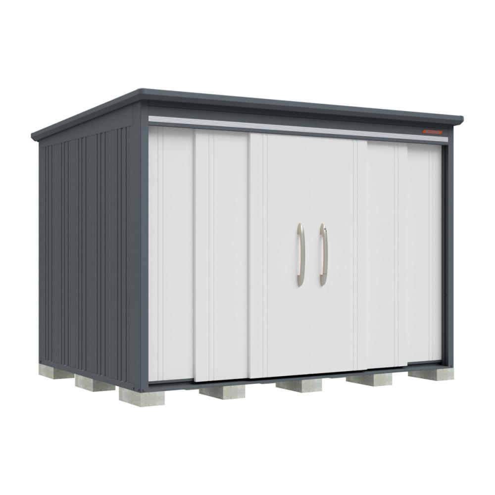 タクボ物置　ＢＥＬＯＳ　間口２９３×奥行２２０ｃｍ　側面棚タイプ　豪雪型・結露減少屋根　ルミナスシルバー　Ｂ－Ｋ２９２２ＹＬＳ