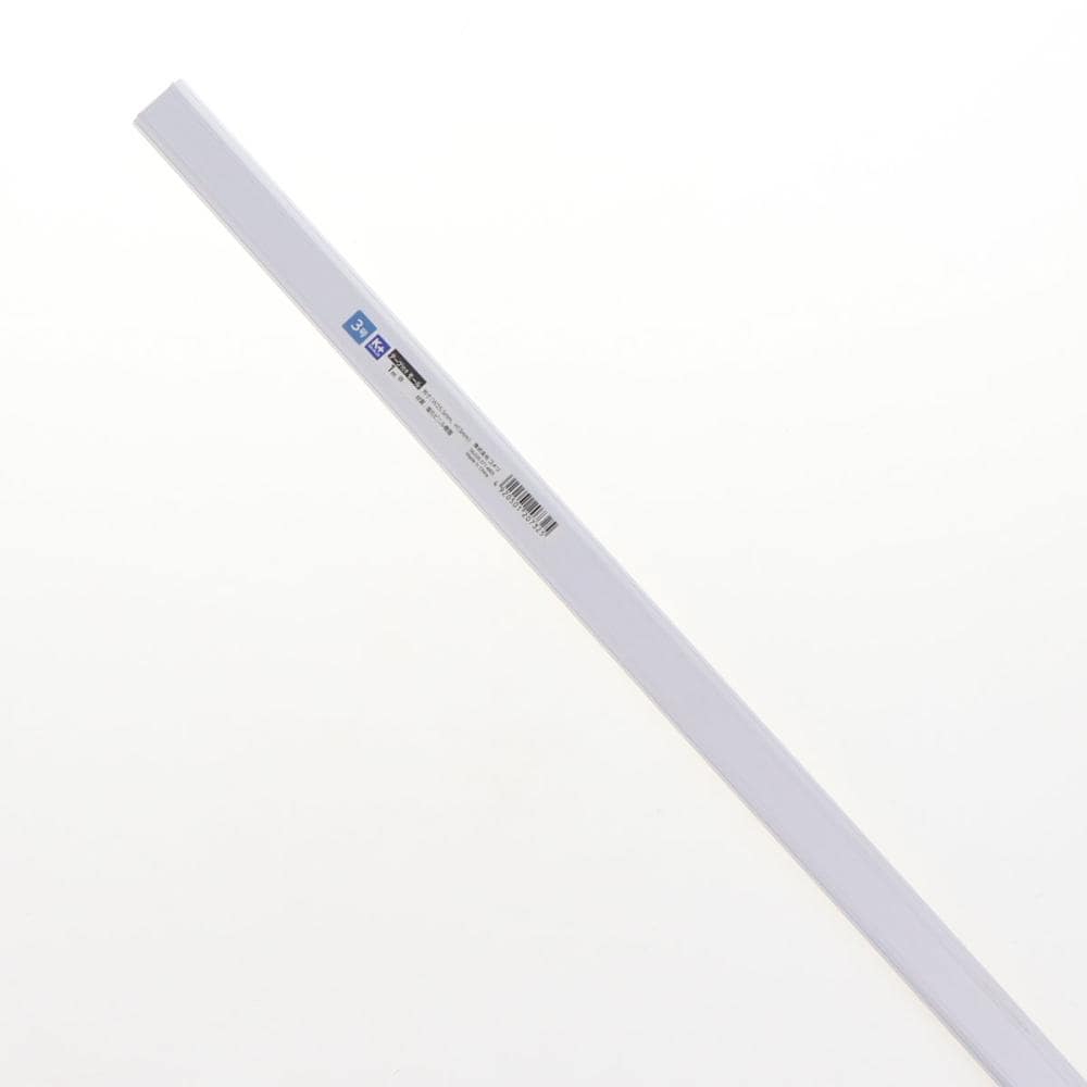 Ｋ＋ＢＵＩＬＤ　テープ付き　モール　白　３号　１ｍ