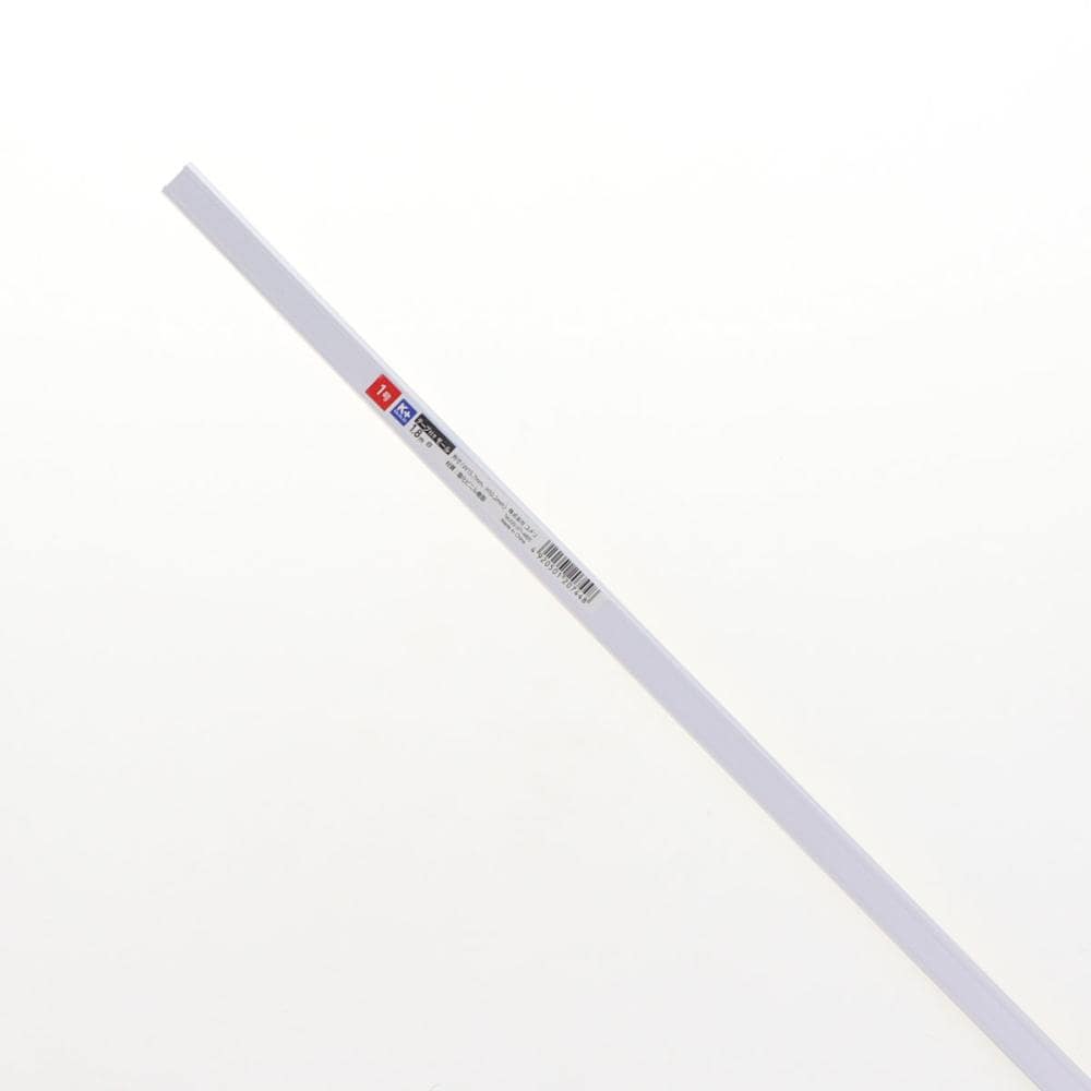 Ｋ＋ＢＵＩＬＤ　テープ付き　モール　白　１号　１．８ｍ