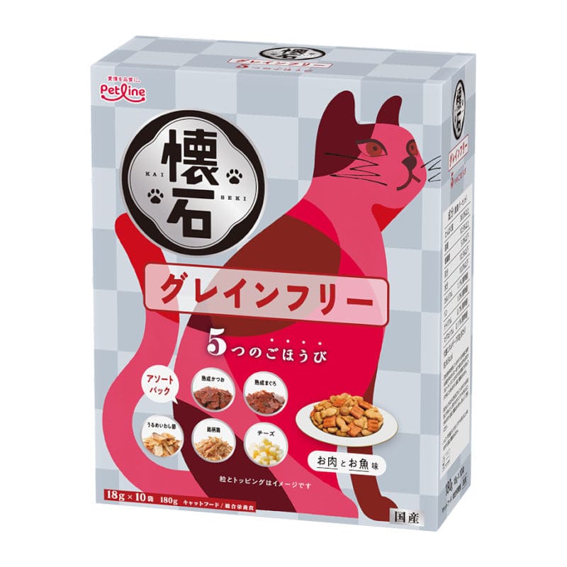 ペットライン　懐石　５つのごほうび　グレインフリー　１８０ｇ