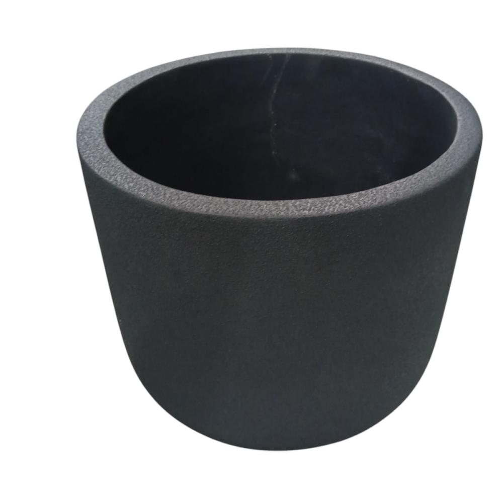 Ｂｒｅｅｚｙ　Ｇｒｅｅｎ　デザインポット　ユーポット　ブラック　１２号　３７ｃｍ