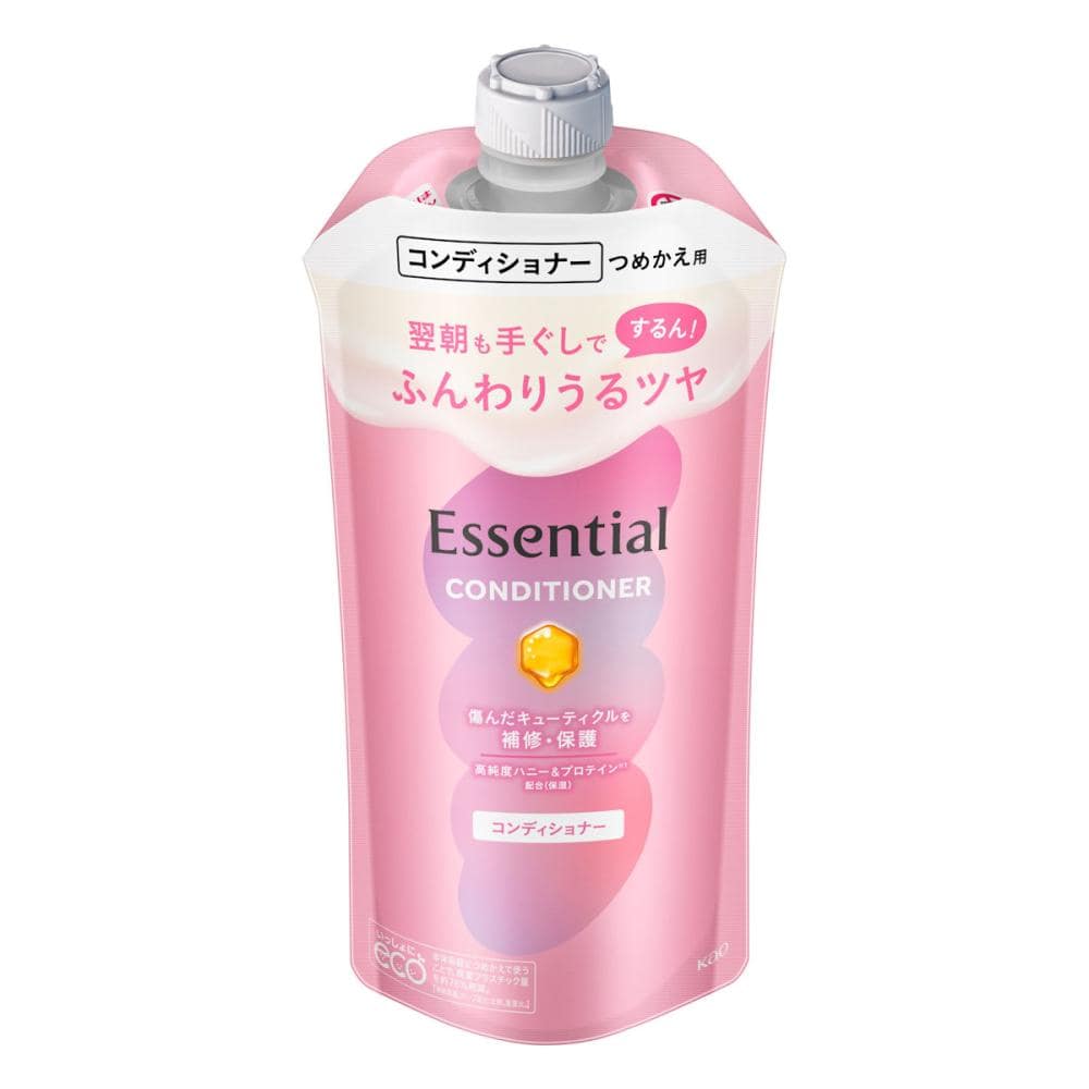 花王　エッセンシャル　ふんわりうるツヤ　コンディショナー　詰め替え用　３００ｍＬ