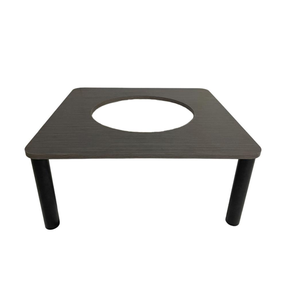 サロンヒーターテーブル　木目調