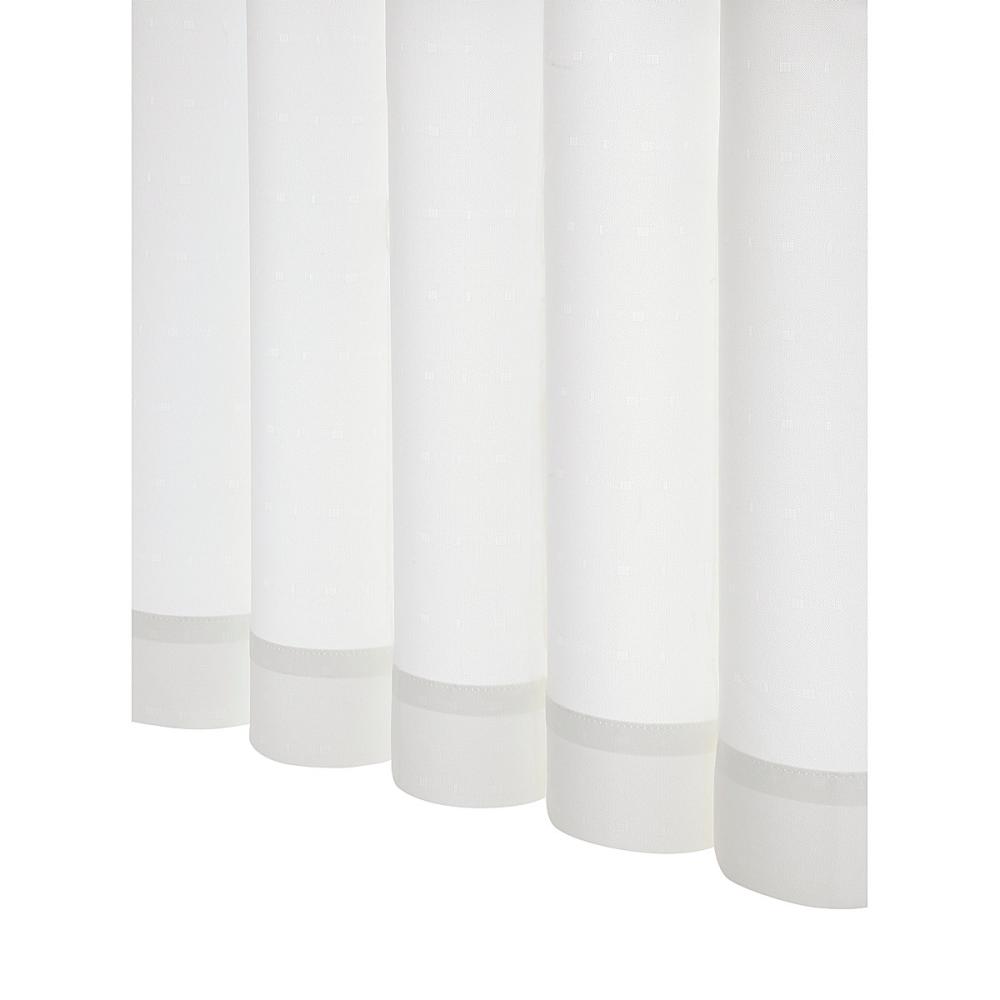 レースカーテン　ブロックアウトレース　ＵＶカット　ホワイト　１００×１７６ｃｍ　２枚入り